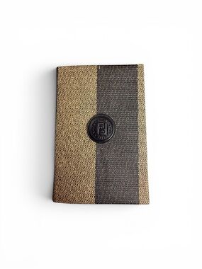 Rare VTG FENDI Pequin Stripe Address Book